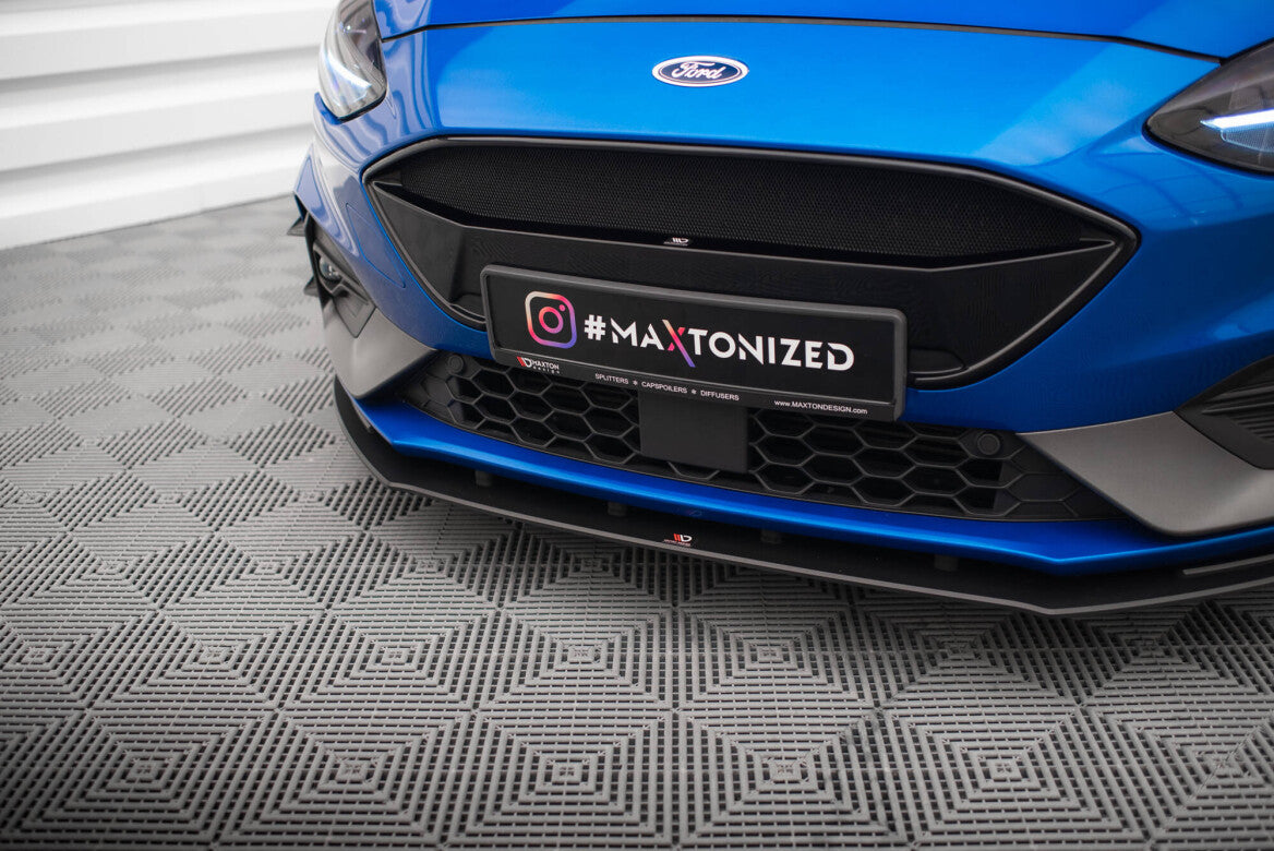 Street Pro Cup Spoilerlippe Front Ansatz für Ford Focus ST / ST-Line Mk4   Maxton Design