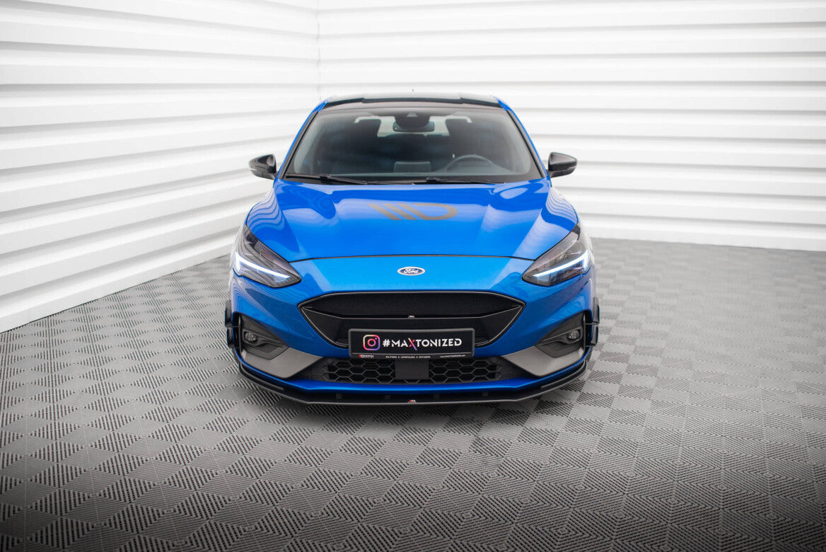 Street Pro Cup Spoilerlippe Front Ansatz für Ford Focus ST / ST-Line Mk4   Maxton Design