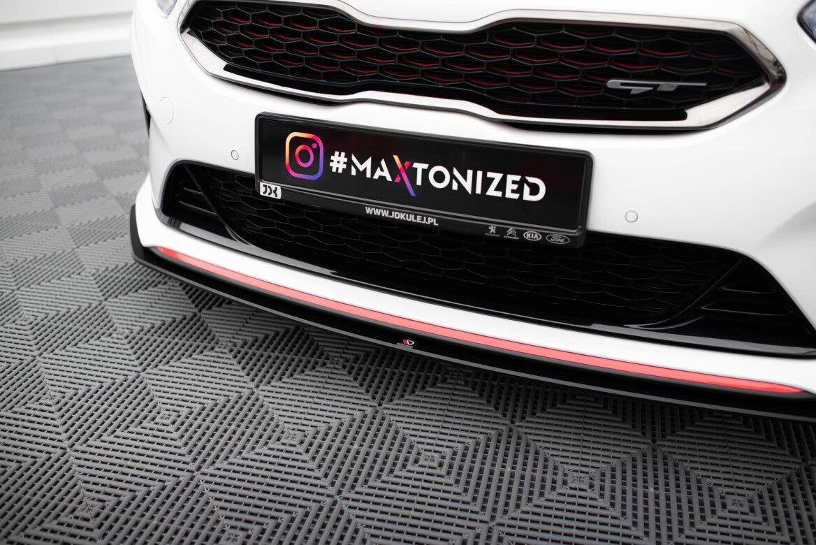 Street Pro Cup Spoilerlippe Front Ansatz für Kia Ceed GT Mk3 / Proceed Mk1   Maxton Design