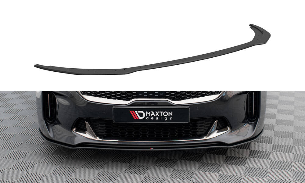 Street Pro Cup Spoilerlippe Front Ansatz für Kia Stinger GT / GT-Line   Maxton Design