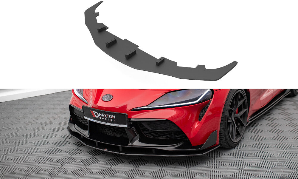 Street Pro Cup Spoilerlippe Front Ansatz für Toyota Supra Mk5   Maxton Design