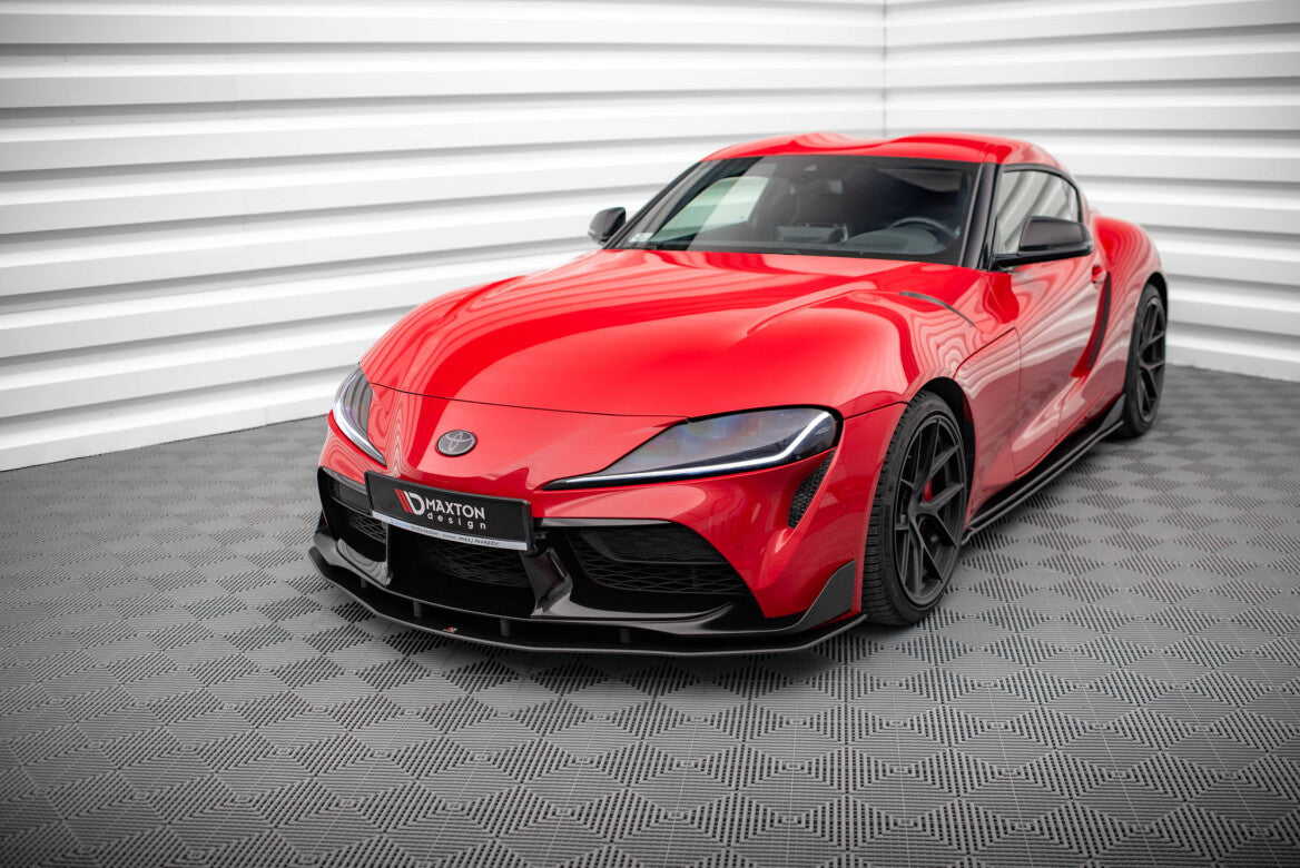 Street Pro Cup Spoilerlippe Front Ansatz für Toyota Supra Mk5   Maxton Design