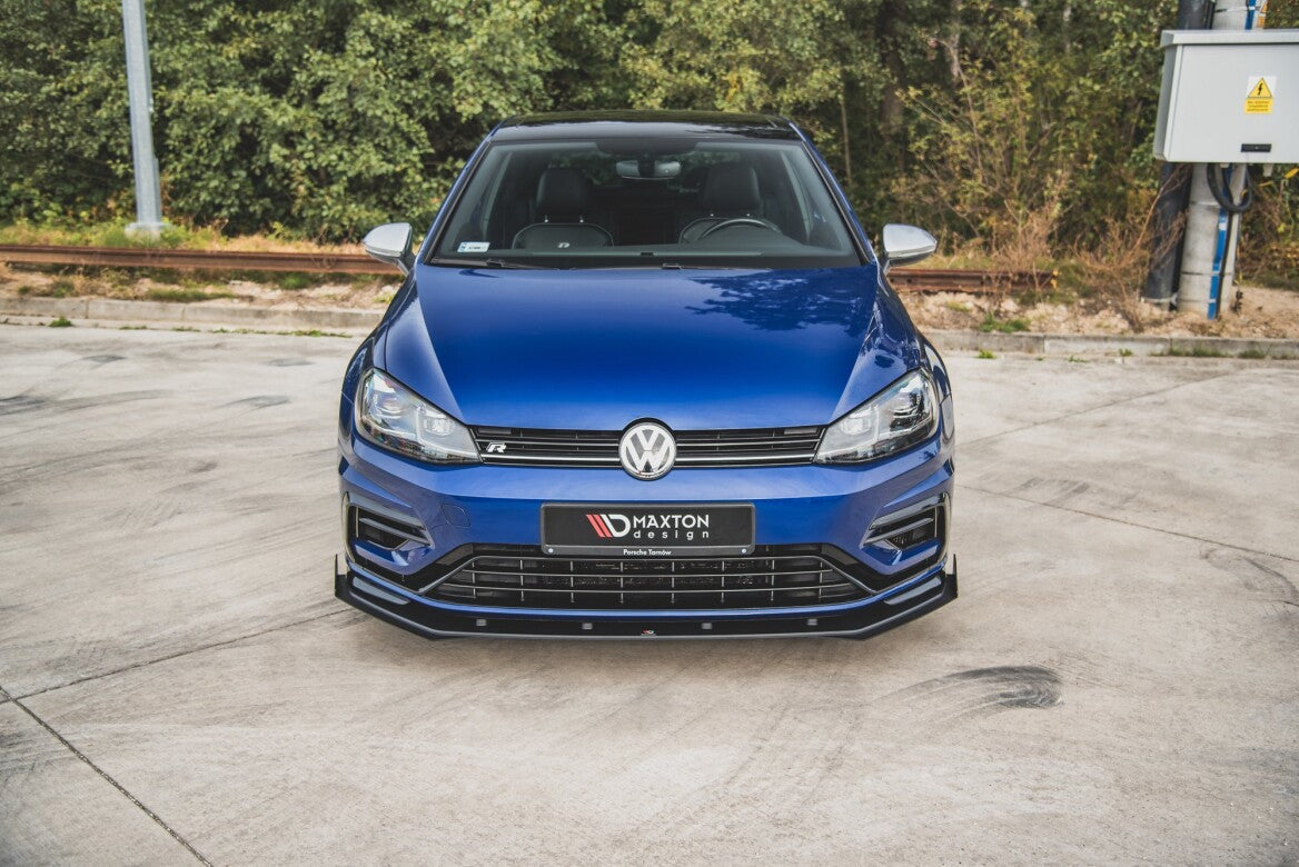 Street Pro Cup Spoilerlippe Front Ansatz für VW Golf 7 R Facelift   Maxton Design
