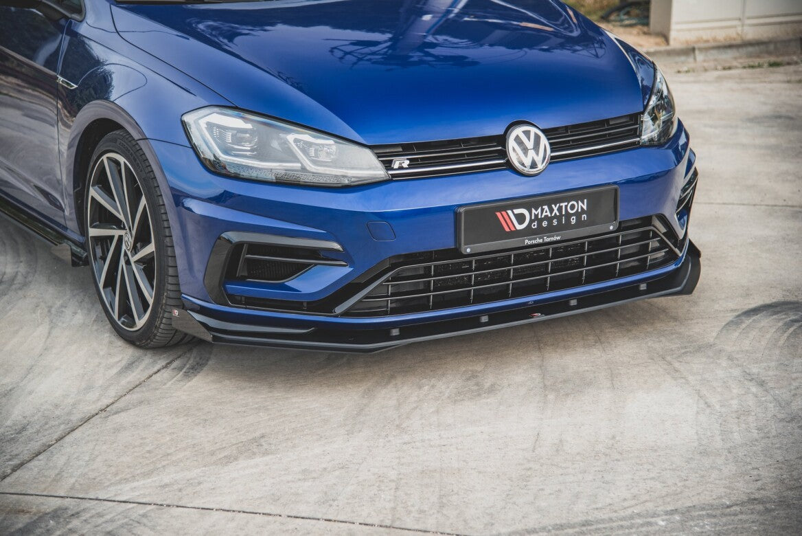 Street Pro Cup Spoilerlippe Front Ansatz für VW Golf 7 R Facelift   Maxton Design