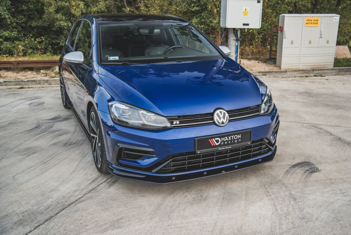Street Pro Cup Spoilerlippe Front Ansatz für VW Golf 7 R Facelift   Maxton Design
