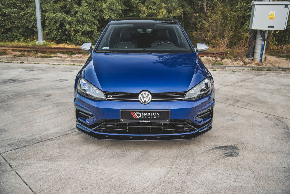 Street Pro Cup Spoilerlippe Front Ansatz für VW Golf 7 R Facelift   Maxton Design