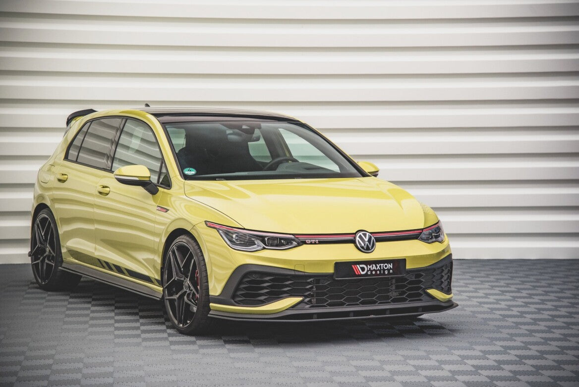 Street Pro Cup Spoilerlippe Front Ansatz für VW Golf 8 GTI Clubsport   Maxton Design