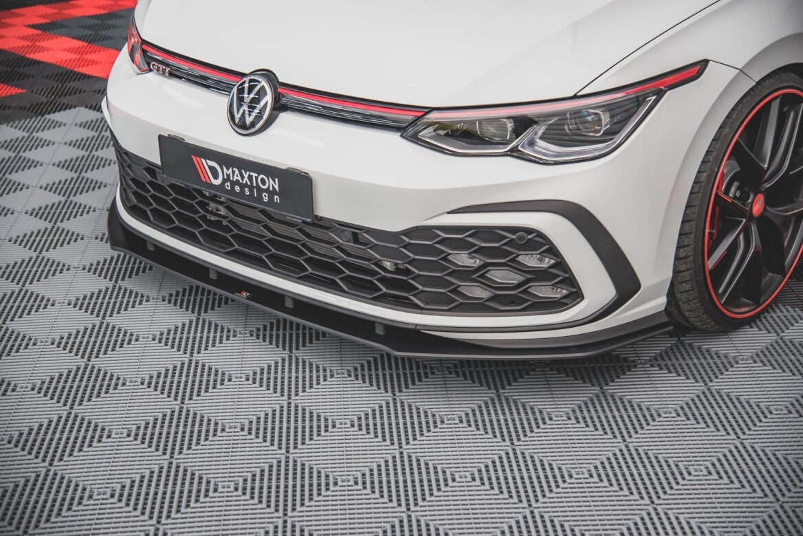 Street Pro Cup Spoilerlippe Front Ansatz für VW Golf 8 GTI   Maxton Design