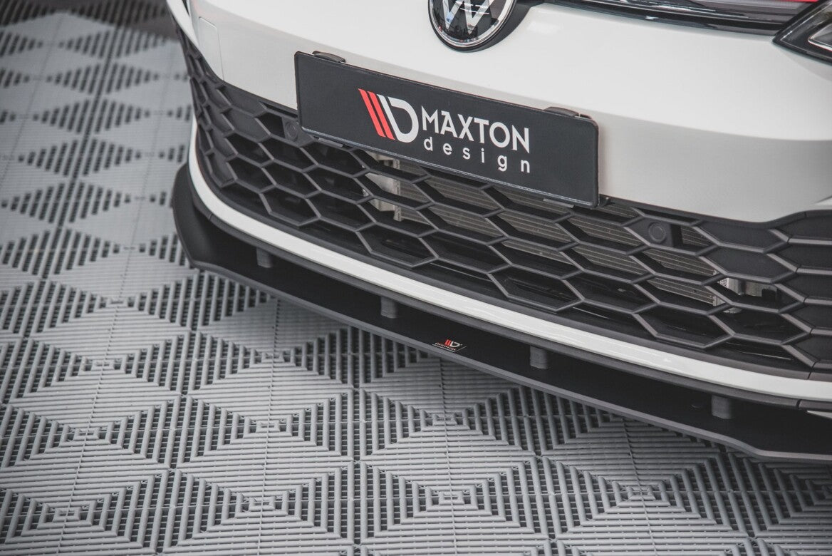 Street Pro Cup Spoilerlippe Front Ansatz für VW Golf 8 GTI   Maxton Design