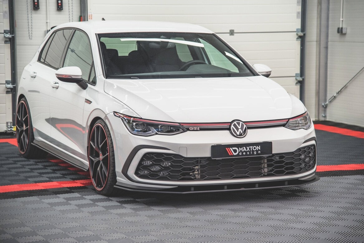 Street Pro Cup Spoilerlippe Front Ansatz für VW Golf 8 GTI   Maxton Design