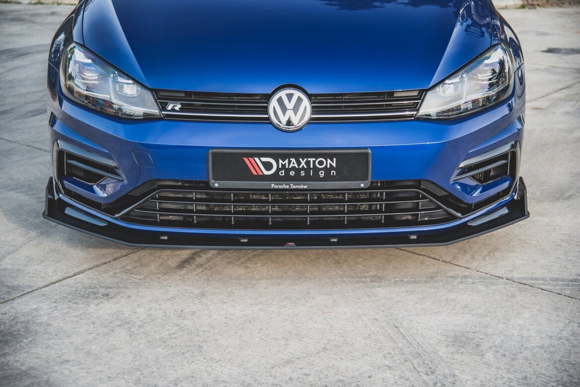 Street Pro Cup Spoilerlippe Front Ansatz V.2 für VW Golf 7 R Facelift   Maxton Design