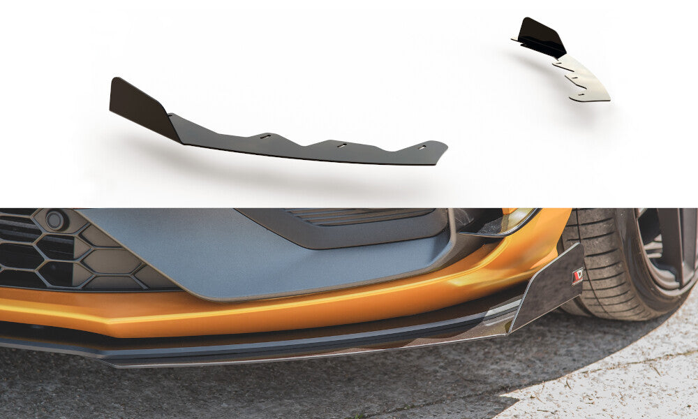 Street Pro Front Stoßstangen Flaps für Ford Focus ST / ST-Line Mk4 Flaps   Maxton Design