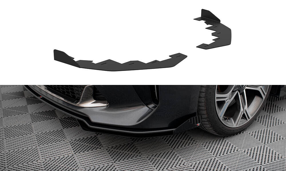 Street Pro Front Stoßstangen Flaps für Kia Stinger GT / GT-Line   Maxton Design