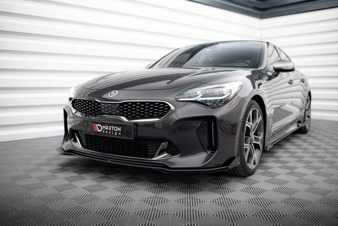 Street Pro Front Stoßstangen Flaps für Kia Stinger GT / GT-Line   Maxton Design
