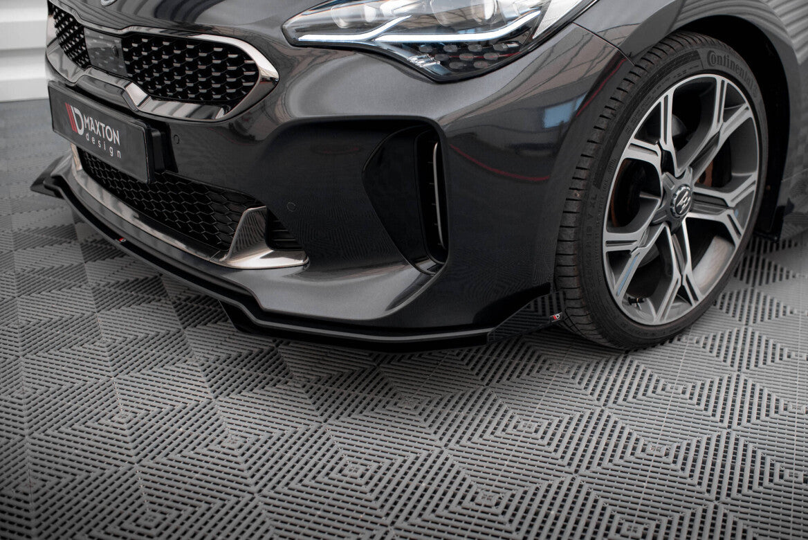 Street Pro Front Stoßstangen Flaps für Kia Stinger GT / GT-Line   Maxton Design