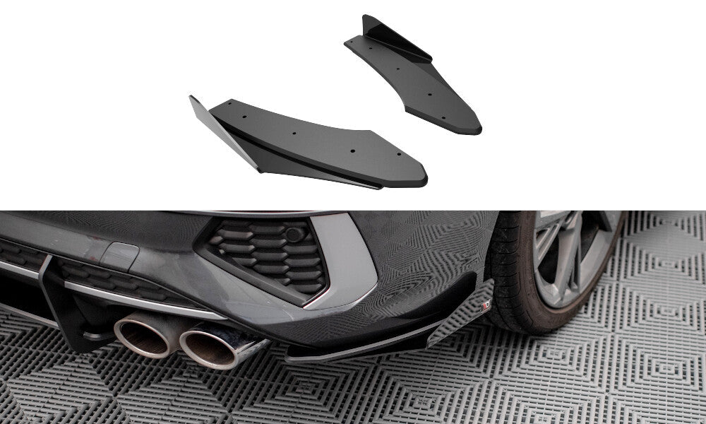 Street Pro Heck Ansatz Flaps Diffusor +Flaps für Audi S3 Limousine 8Y   Maxton Design
