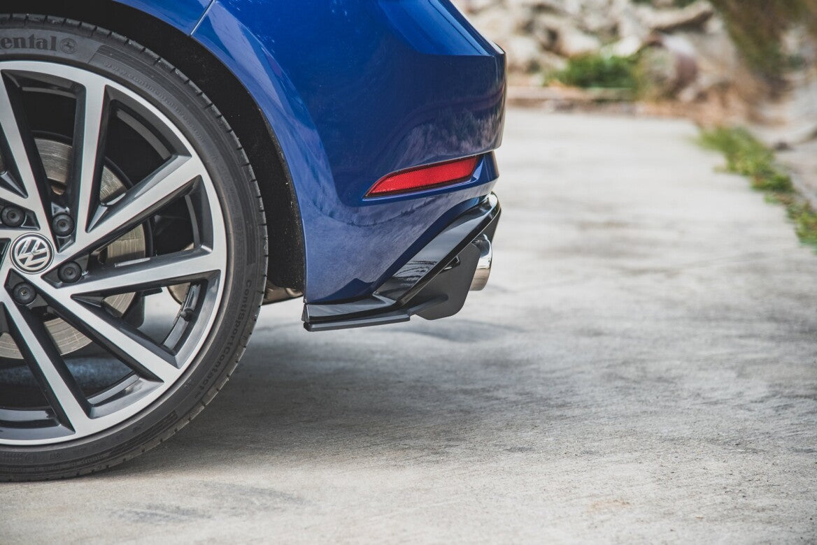 Street Pro Heck Ansatz Flaps Diffusor + Flaps für VW Golf 7 R Facelift   Maxton Design