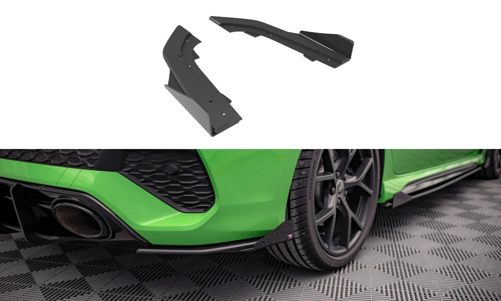 Street Pro Heck Ansatz Flaps Diffusor für Audi RS3 Limousine 8Y   Maxton Design