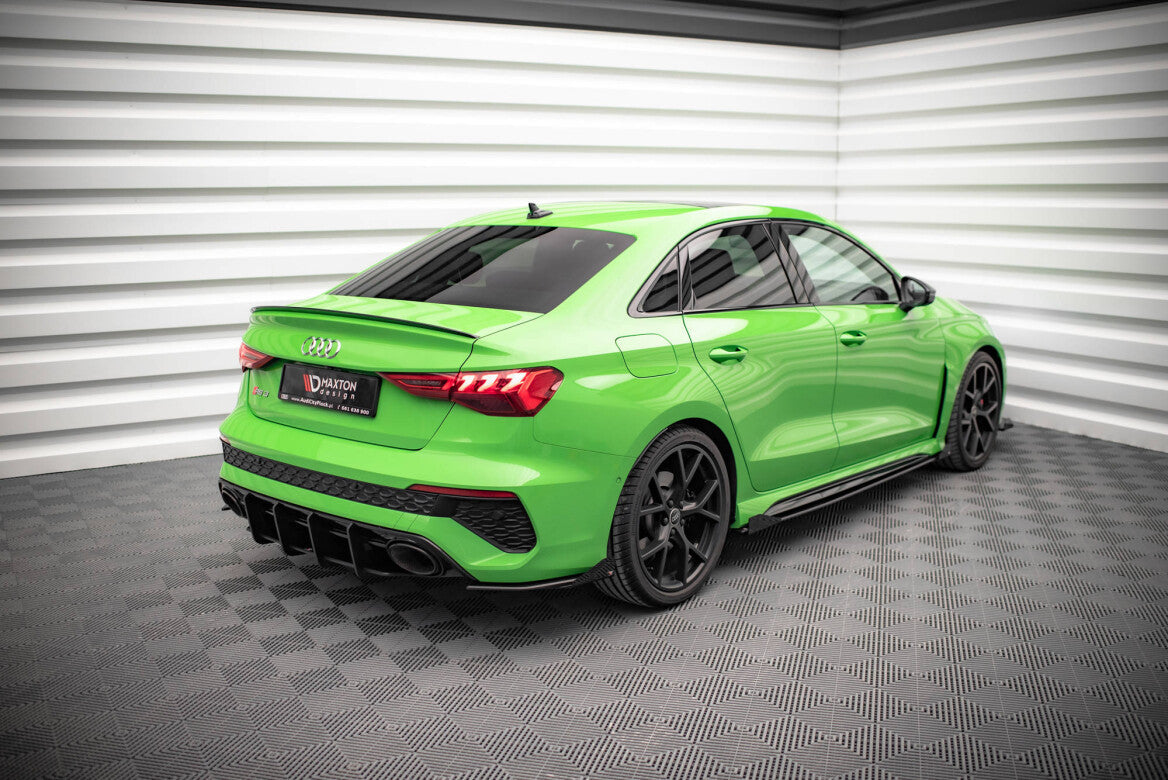 Street Pro Heck Ansatz Flaps Diffusor für Audi RS3 Limousine 8Y   Maxton Design
