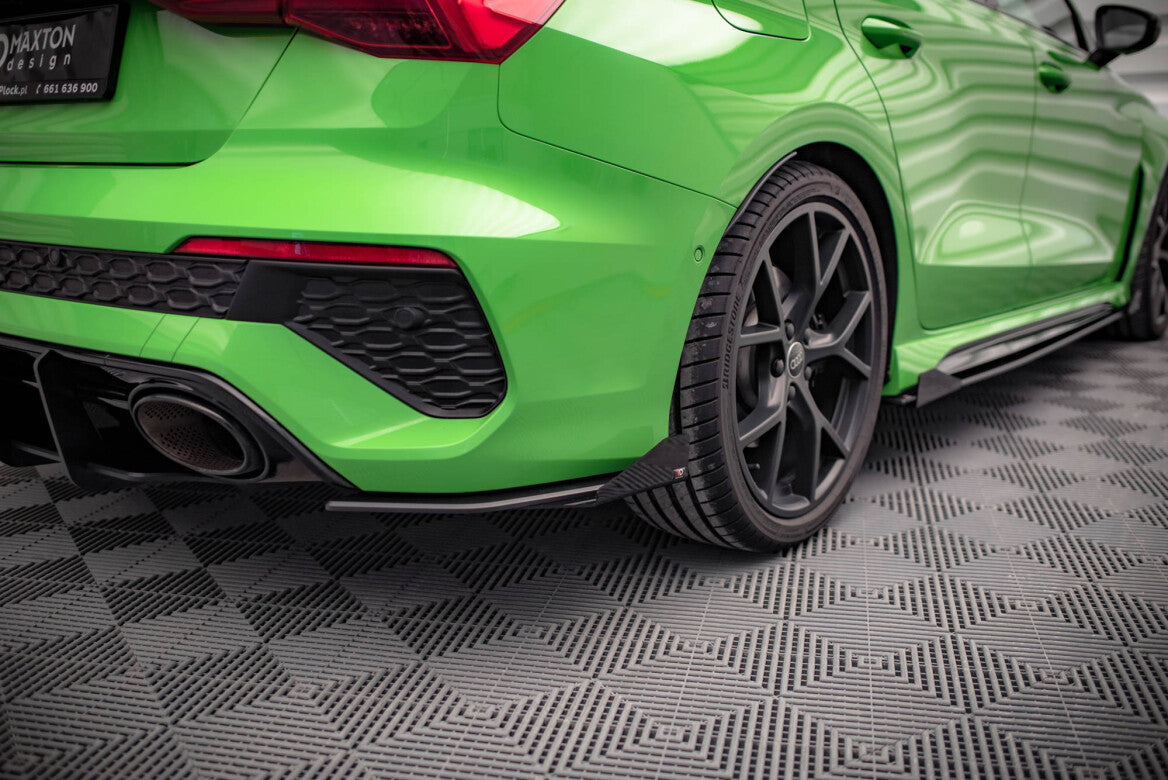 Street Pro Heck Ansatz Flaps Diffusor für Audi RS3 Limousine 8Y   Maxton Design