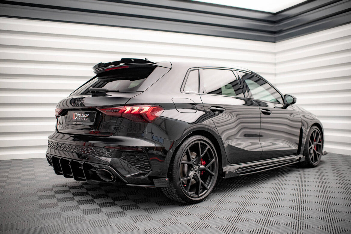 Street Pro Heck Ansatz Flaps Diffusor für Audi RS3 Sportback 8Y   Maxton Design