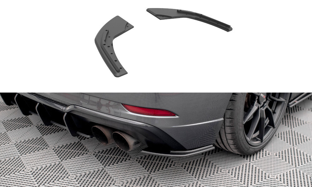 Street Pro Heck Ansatz Flaps Diffusor für Audi S3 Sportback 8V Facelift   Maxton Design