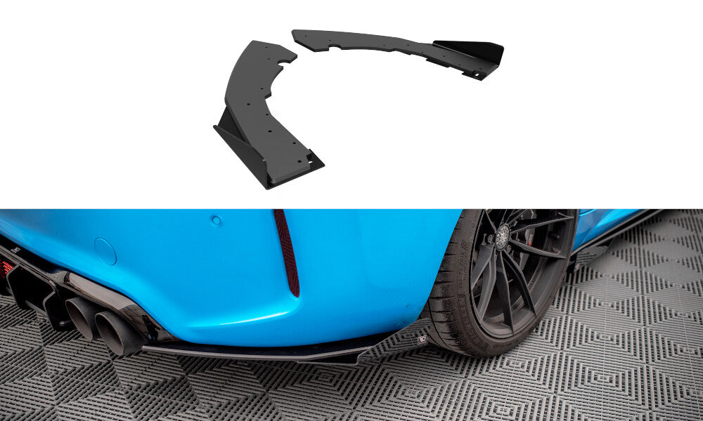 Street Pro Heck Ansatz Flaps Diffusor für BMW M2 F87 + Flaps   Maxton Design