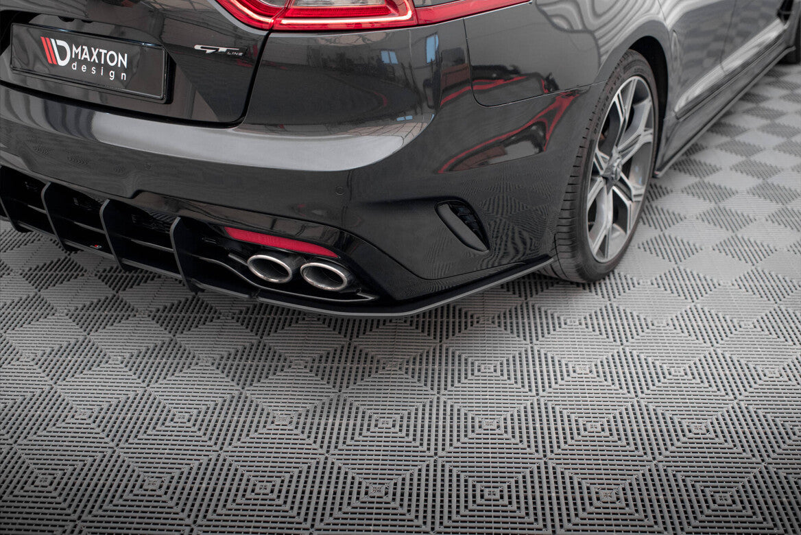 Street Pro Heck Ansatz Flaps Diffusor für Kia Stinger GT-Line   Maxton Design