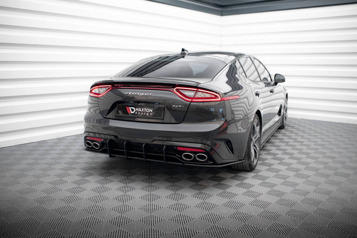 Street Pro Heck Ansatz Flaps Diffusor für Kia Stinger GT-Line   Maxton Design