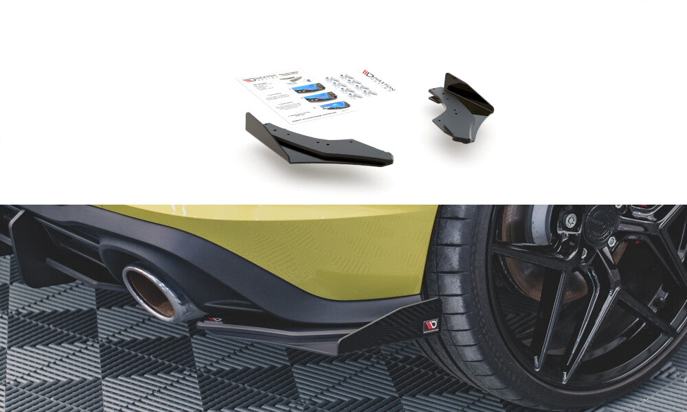Street Pro Heck Ansatz Flaps Diffusor für VW Golf 8 GTI Clubsport   Maxton Design