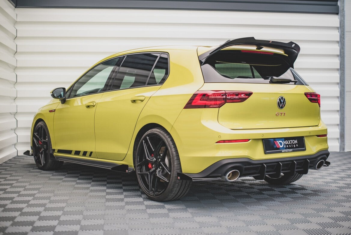 Street Pro Heck Ansatz Flaps Diffusor für VW Golf 8 GTI Clubsport   Maxton Design