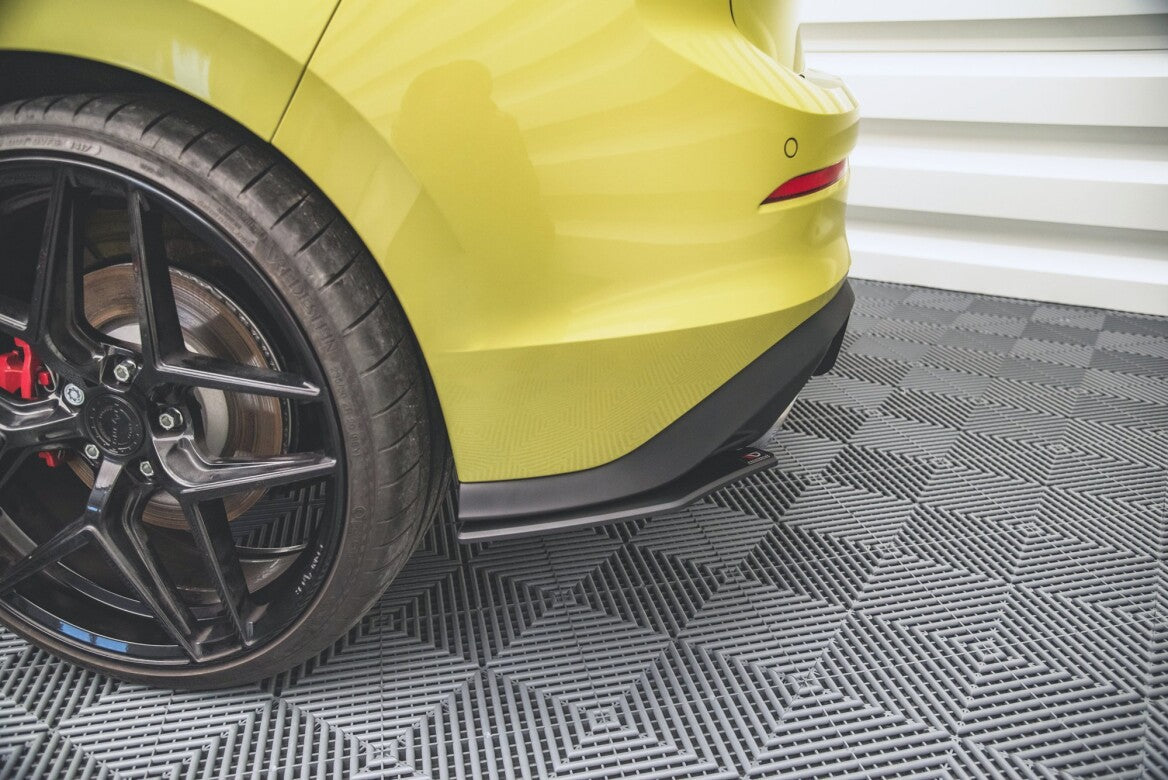 Street Pro Heck Ansatz Flaps Diffusor für VW Golf 8 GTI Clubsport   Maxton Design