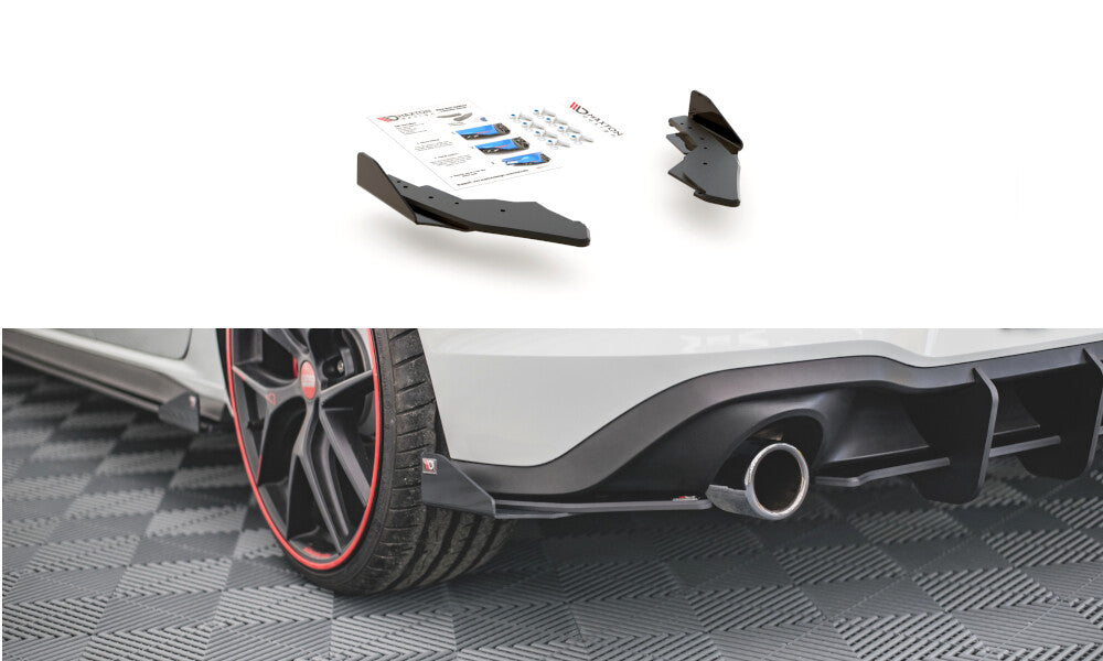 Street Pro Heck Ansatz Flaps Diffusor für VW Golf 8 GTI   Maxton Design
