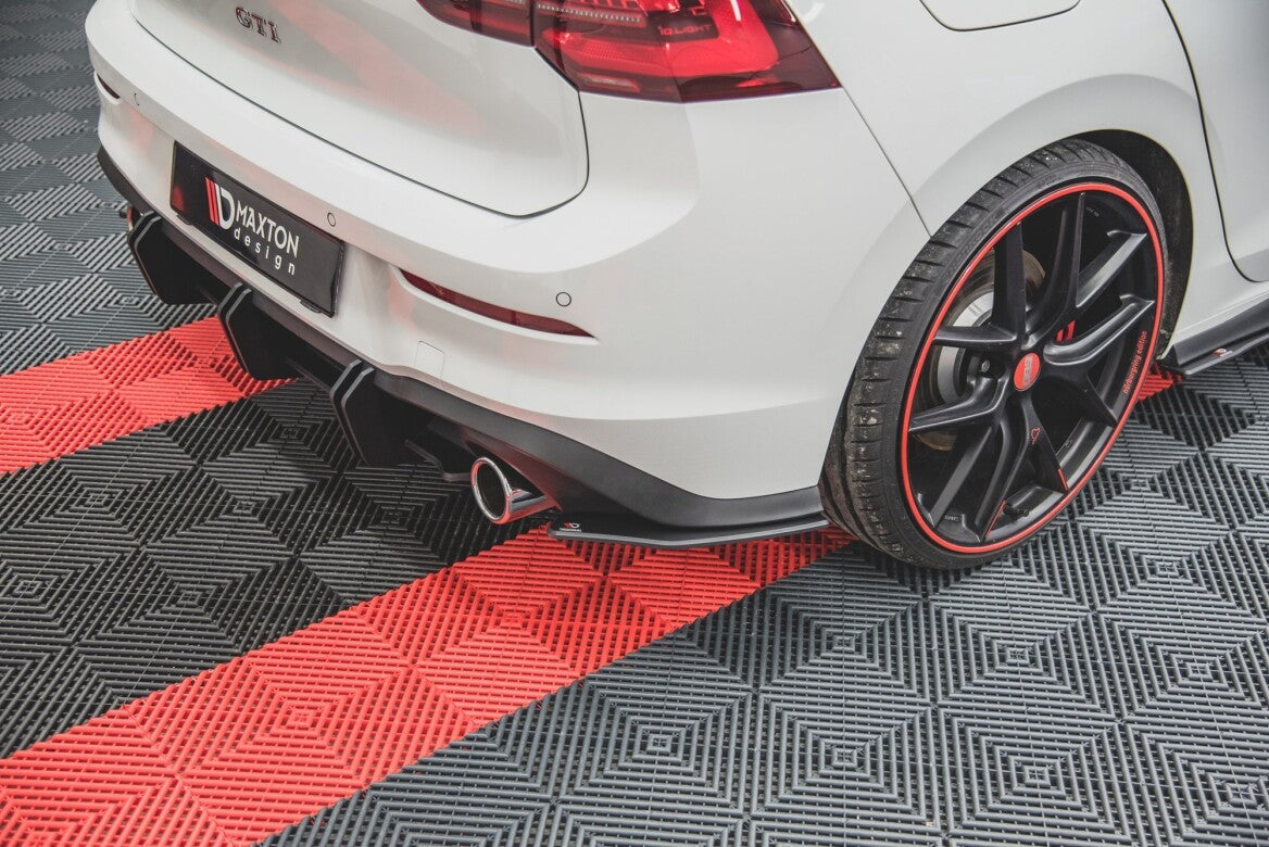 Street Pro Heck Ansatz Flaps Diffusor für VW Golf 8 GTI   Maxton Design