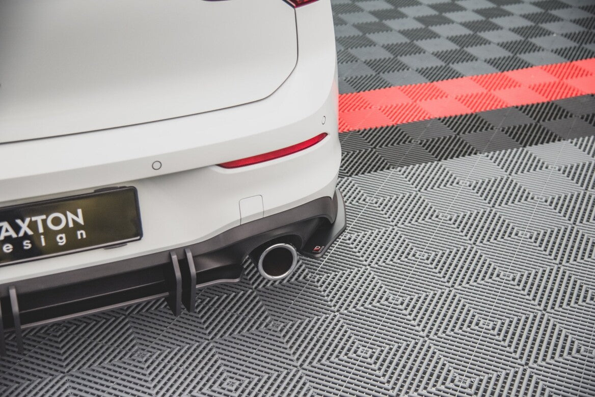 Street Pro Heck Ansatz Flaps Diffusor für VW Golf 8 GTI   Maxton Design
