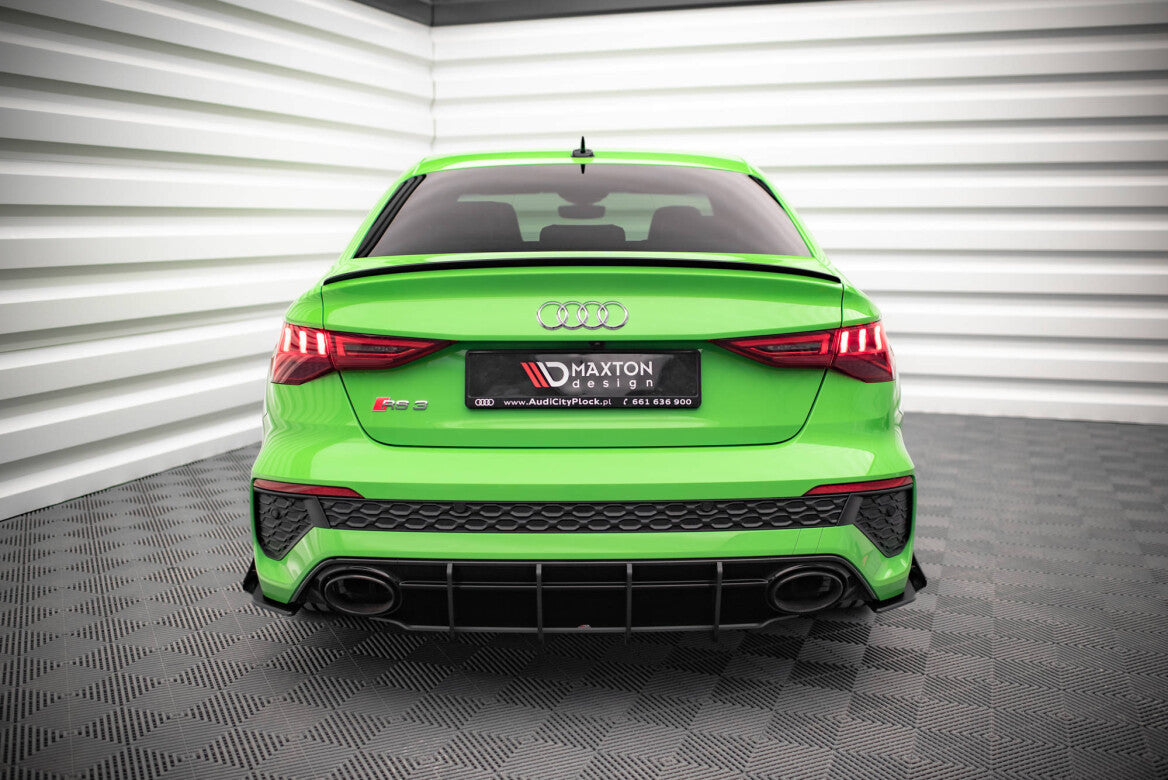 Street Pro Heckschürze Heck Ansatz Diffusor für Audi RS3 Limousine 8Y   Maxton Design