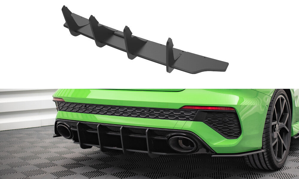 Street Pro Heckschürze Heck Ansatz Diffusor für Audi RS3 Limousine 8Y   Maxton Design