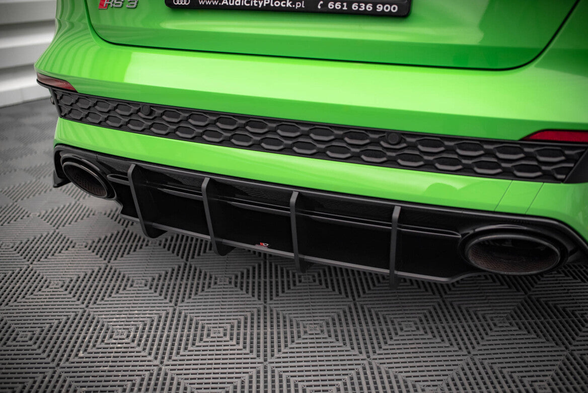 Street Pro Heckschürze Heck Ansatz Diffusor für Audi RS3 Limousine 8Y   Maxton Design
