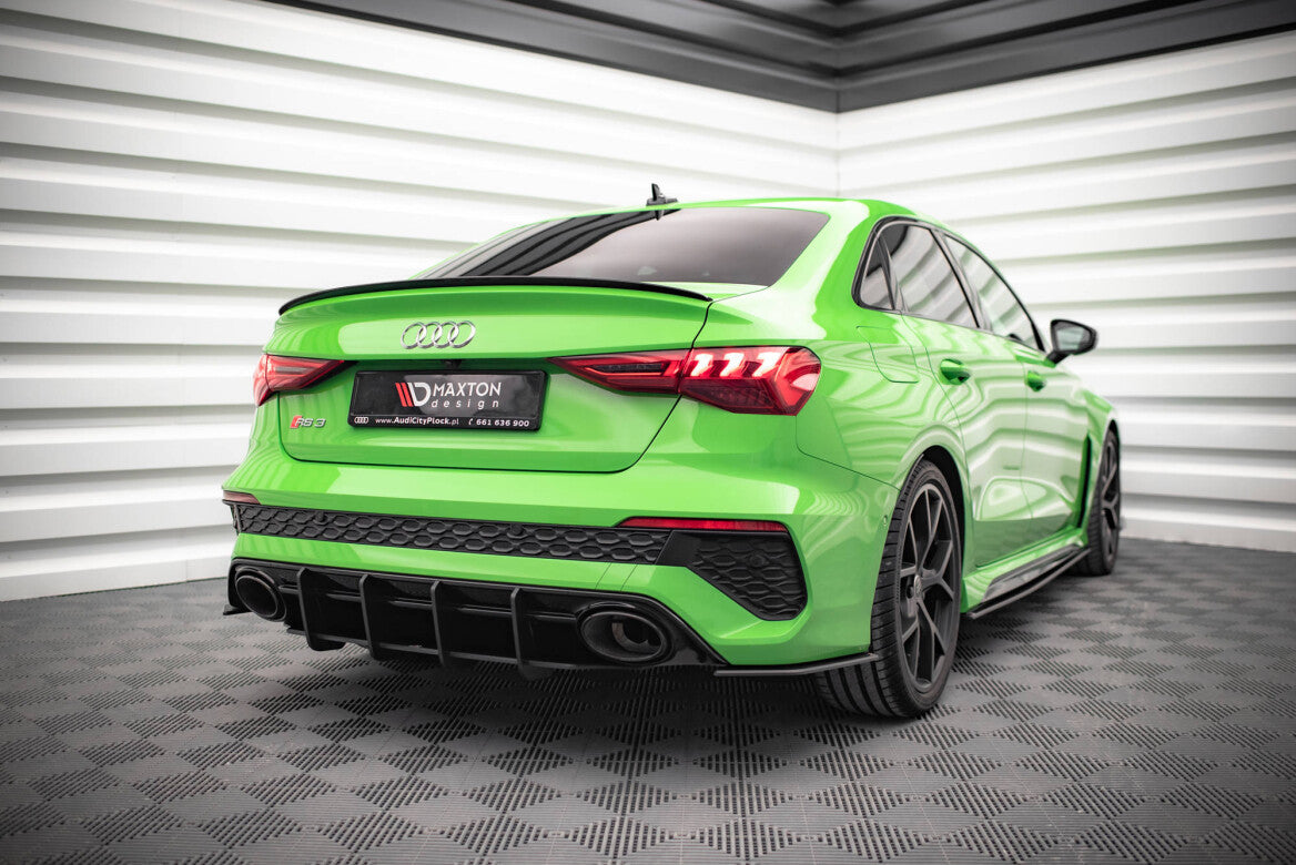 Street Pro Heckschürze Heck Ansatz Diffusor für Audi RS3 Limousine 8Y   Maxton Design