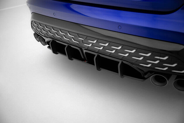 Street Pro Heckschürze Heck Ansatz Diffusor für Audi S3 Limousine 8Y Facelift   Maxton Design