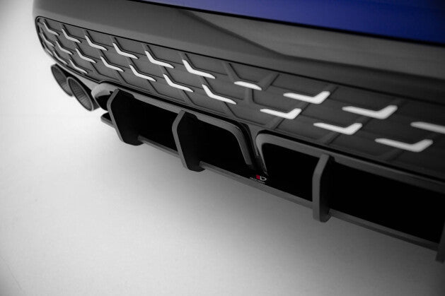 Street Pro Heckschürze Heck Ansatz Diffusor für Audi S3 Limousine 8Y Facelift   Maxton Design