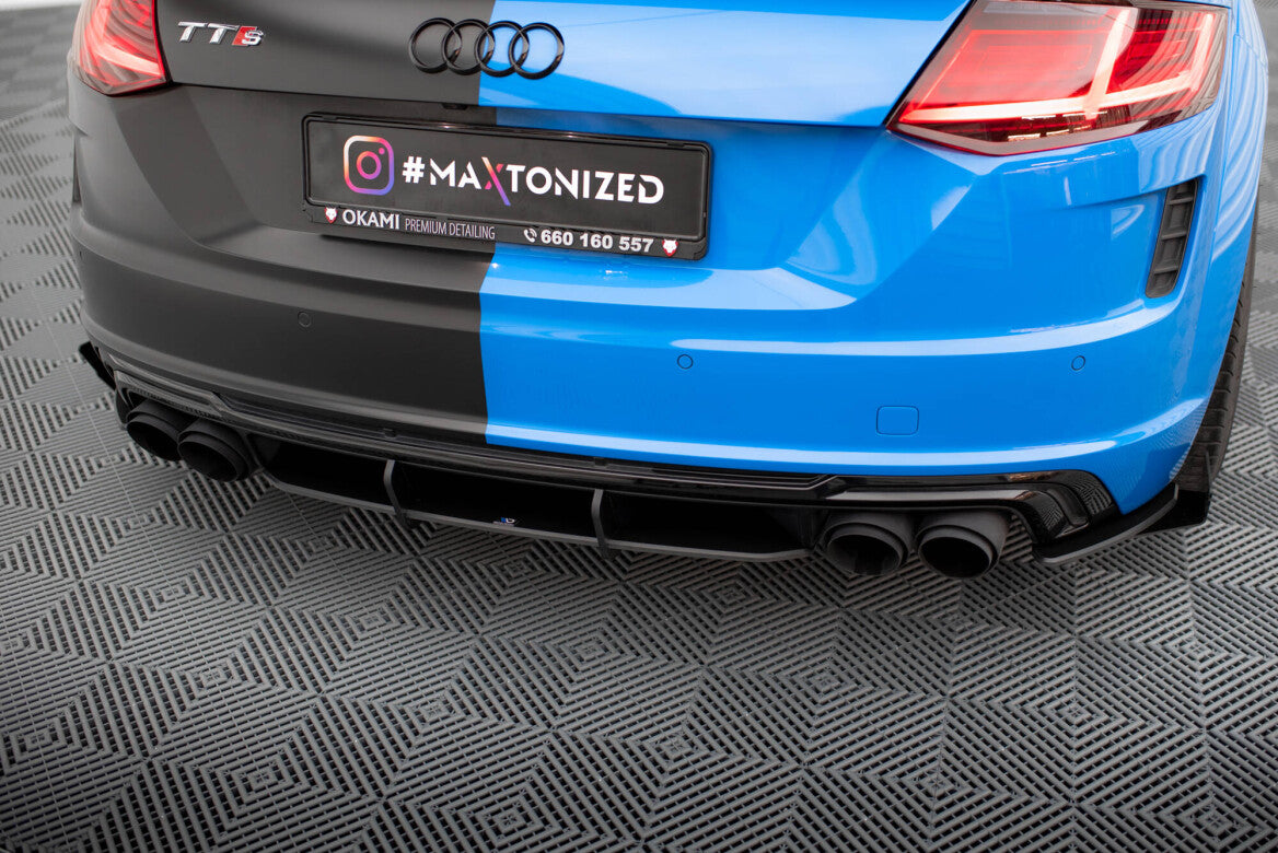 Street Pro Heckschürze Heck Ansatz Diffusor für Audi TT S 8S   Maxton Design