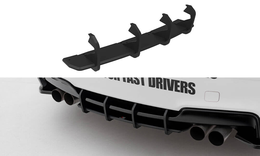 Street Pro Heckschürze Heck Ansatz Diffusor für BMW 1er M Coupe E82   Maxton Design