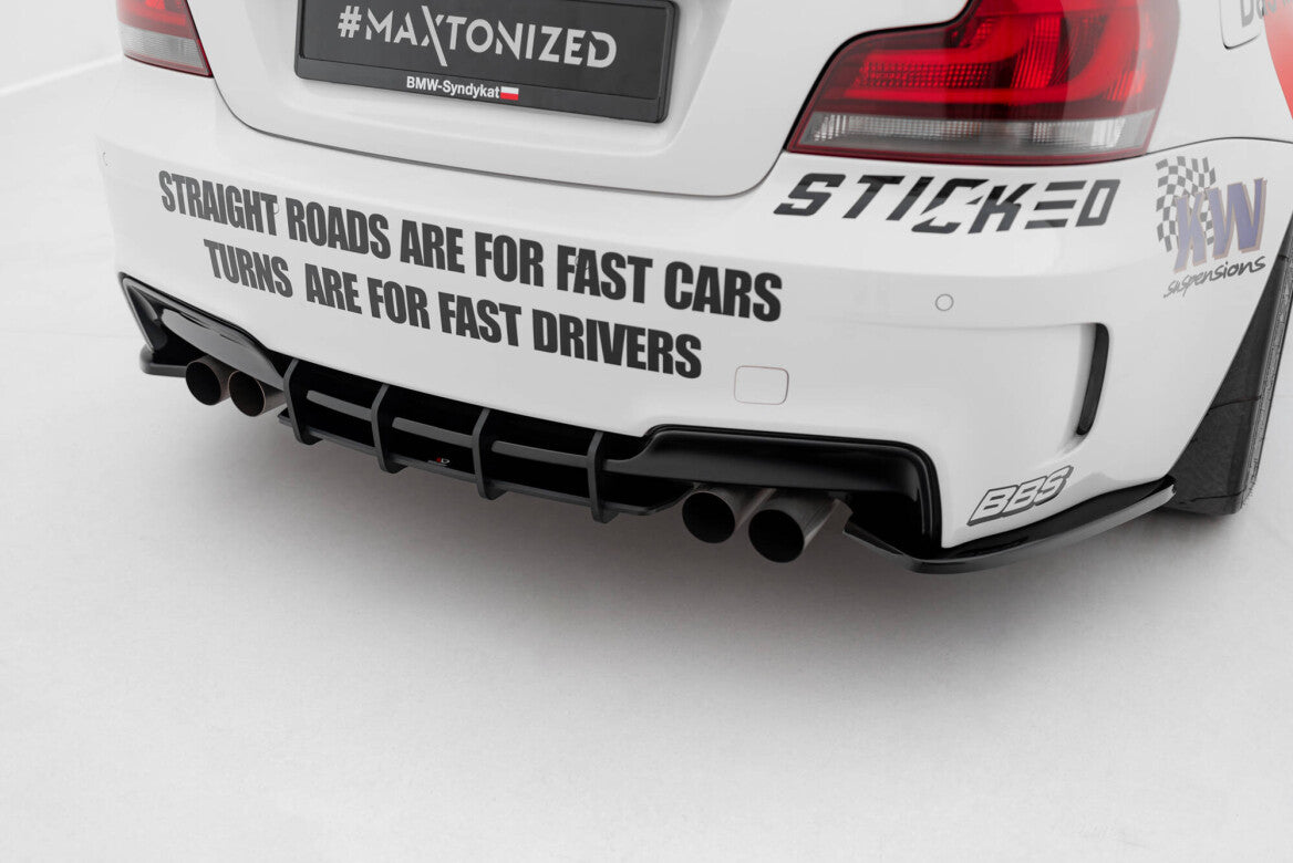 Street Pro Heckschürze Heck Ansatz Diffusor für BMW 1er M Coupe E82   Maxton Design