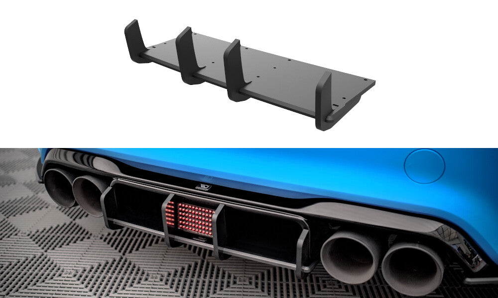 Street Pro Heckschürze Heck Ansatz Diffusor für BMW M2 F87   Maxton Design