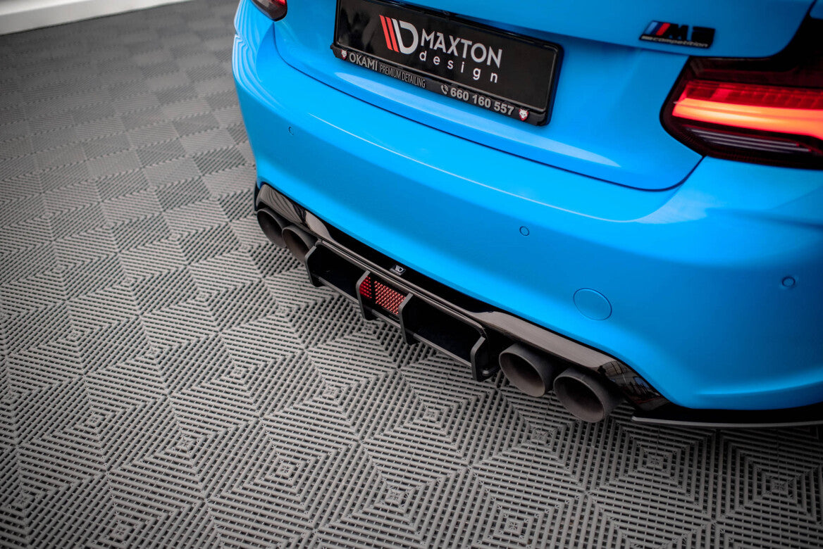 Street Pro Heckschürze Heck Ansatz Diffusor für BMW M2 F87   Maxton Design