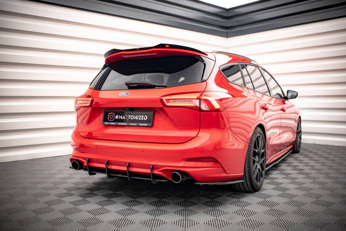 Street Pro Heckschürze Heck Ansatz Diffusor für Ford Focus Kombi ST-Line Mk4   Maxton Design