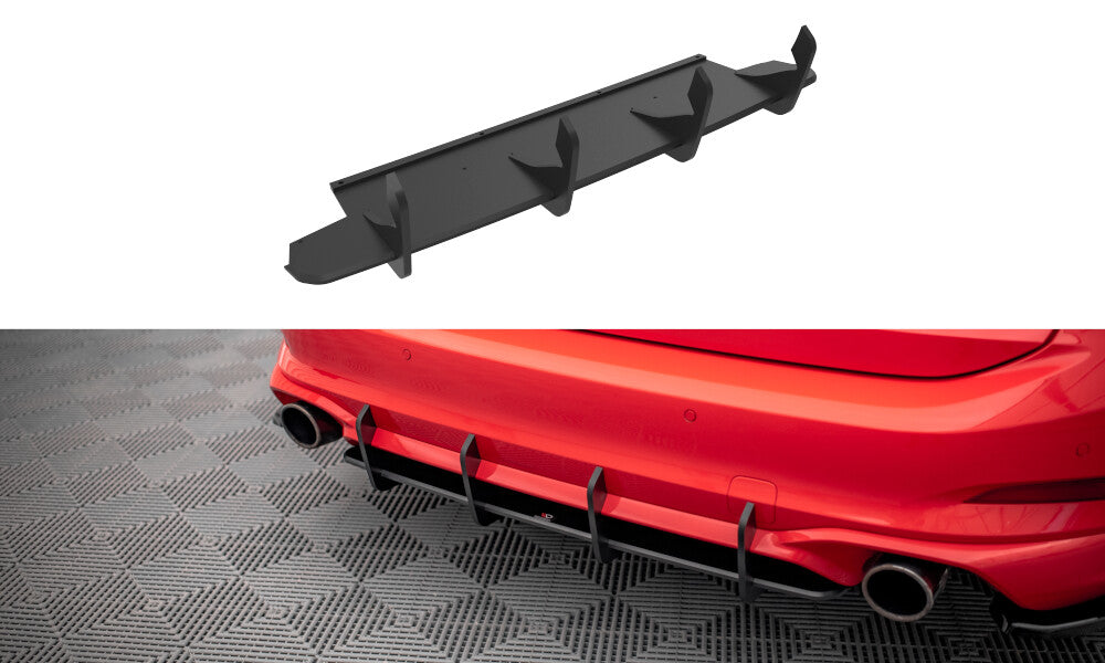 Street Pro Heckschürze Heck Ansatz Diffusor für Ford Focus Kombi ST-Line Mk4   Maxton Design