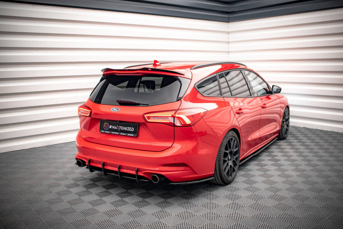 Street Pro Heckschürze Heck Ansatz Diffusor für Ford Focus Kombi ST-Line Mk4   Maxton Design