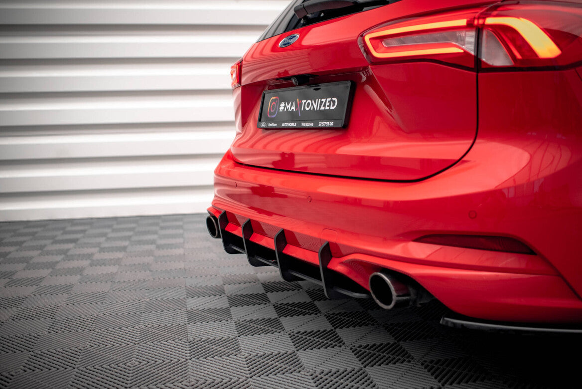 Street Pro Heckschürze Heck Ansatz Diffusor für Ford Focus Kombi ST-Line Mk4   Maxton Design